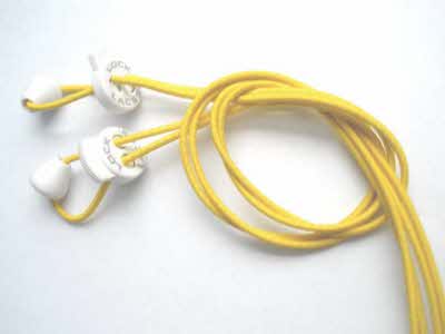 lock laces yellow
