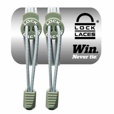 lock laces grey